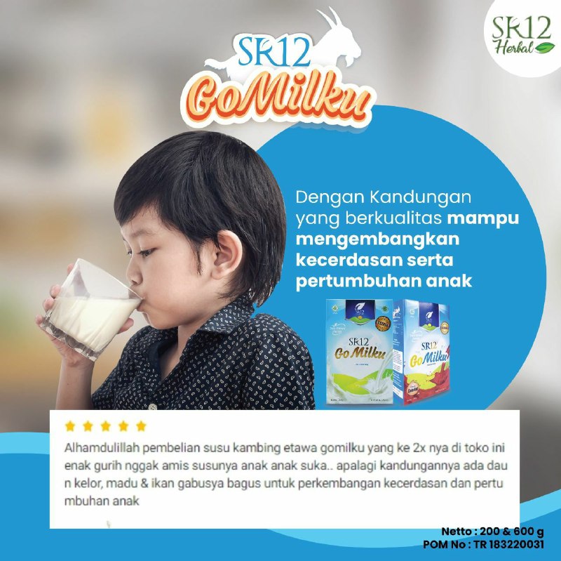 Selamat Hari Anak NasionalMari kita jaga dan lindungi anak kita di masa pandemi agar selalu sehat dan menjadi penerus untuk memajukan bangsa IndonesiaAnak terlindung, Anak sehat, Indonesia Maju💪🤩Ready stock semua varian rasa 🤩🥛 Putih🥛 CoklatLengkap semua ukuran : 200 gram dan 600 gramWA/telegram👉0821-5799-8873AGEN RESMI SR12 HERBAL SKINCARE BALIKPAPAN KAL-TIMMampir yuks👇shopee.co.id/agenresmisr12Atautokopedia.com/sr12balikpapan______Bisa pakai voucher free ongkir dan bisa COD juga lo...🎉🎉🎉Selamat Hari Anak NasionalMari kita jaga dan lindungi anak kita di masa pandemi agar selalu sehat dan menjadi penerus untuk memajukan bangsa IndonesiaAnak terlindung, Anak sehat, Indonesia Maju💪🤩Ready stock semua varian rasa 🤩🥛 Putih🥛 CoklatLengkap semua ukuran : 200 gram dan 600 gramWA/telegram👉0821-5799-8873AGEN RESMI SR12 HERBAL SKINCARE BALIKPAPAN KAL-TIMMampir yuks👇shopee.co.id/agenresmisr12Atautokopedia.com/sr12balikpapan______Bisa pakai voucher free ongkir dan bisa COD juga lo...🎉🎉🎉