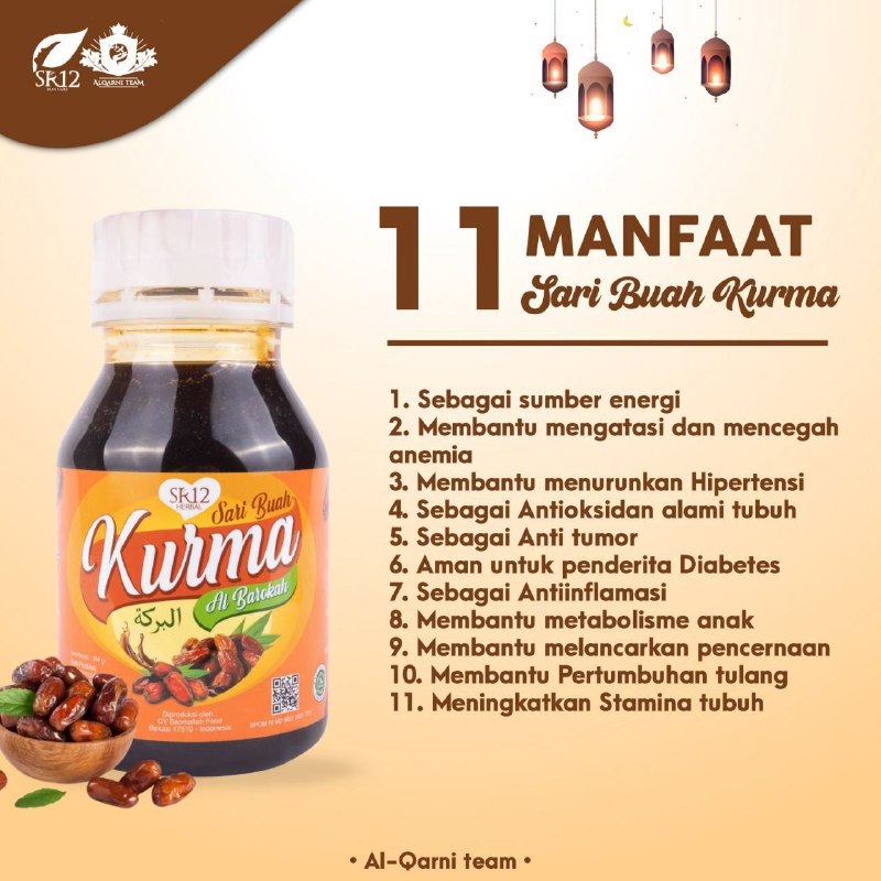 KENAPA HARUS SARI KURMA SR12??INI NIH YANG BIKIN BEDA👇Untuk Sari kurma SR12... mengandung Sari kurma +/- 95% tanpa pemanis buatan. Pemanis buatan itu contohnya Aspartam, sakarin, sukralosa, asesulfam dan neotam, ini yg biasanya yg dikhawatirkan konsumen. Nah sari kurma SR12 tidak mengandung pemanis buatan dan tidak mengandung gula pasir.Fruktosa merupakan pemanis yang berasal dari alam tapi karena tetap ada pengolahan khusus sehingga tetap ditulis terpisah di komposisi tapi tetap bukan karena pemanis buatan. Umumnya produk sari kurma mengandung fruktosa dan glukosa sebagai bahan tambahan, baik untuk mendukung cita rasa maupun keawetanReady stock🤩Sari Kurma 350 gram WA/Telegram👉0821-5799-8873AGEN RESMI SR12 HERBAL SKINCARE BALIKPAPAN KAL-TIMshopee.co.id/agenresmisr12Atautokopedia.com/sr12balikpapan_________Ada promo free ongkir Lo...and bisa COD juga Lo...🎉🎉🎉 GERCEEP