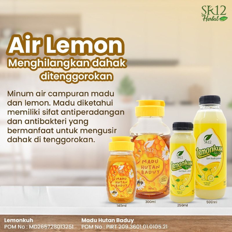 *Dahak ditenggorokan jangan dibiarkan !*🌿🍋Hilangkan dahak di tenggorokan dengan Lemonkuh SR12, agar tenggorokan menjadi lega dan sehat.🌿🍋Lemonkuh kaya akan Vitamin CVitamin C dapat meningkatkan kekebalan tubuh, sehingga tubuhmu selalu kuat dari serangan Flu dan BatukVarian ukuran:🍋 500 ml (Ready )🍋 250 ml (Ready )WA/Telegram👉0821-5799-8873AGEN RESMI SR12 HERBAL SKINCARE BALIKPAPAN KAL-TIMshopee.co.id/agenresmisr12Atau tokopedia.com/sr12balikpapanBisa pakai voucher free ongkir dan bisa COD juga lo...🎉